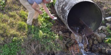 Groundwater drainage in New Orleans