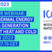 Webinar Aquathermal energy and 5th generation district heat and cold